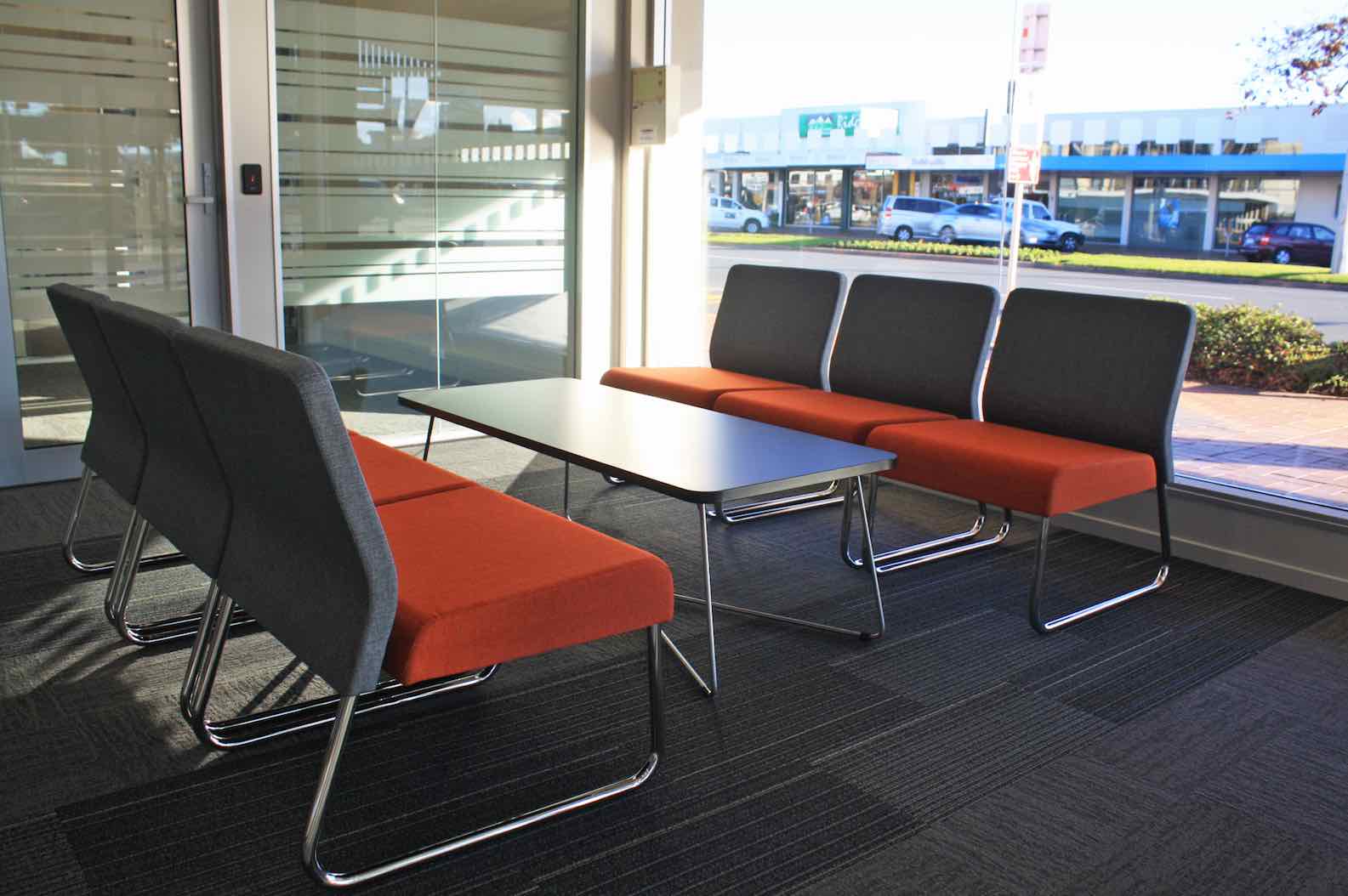 Worksafe Waiting Area-shared office fit out Rotorua
